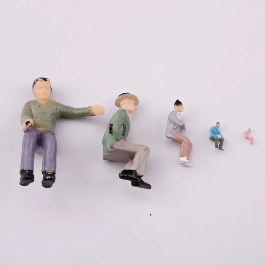 architecture scale sitting figure in building model  (4)