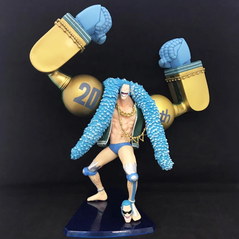 

26cm Anime Peripheral Navigation King 20th Anniversary Edition Frankie Hand Office Model Hercules Toy Decoration