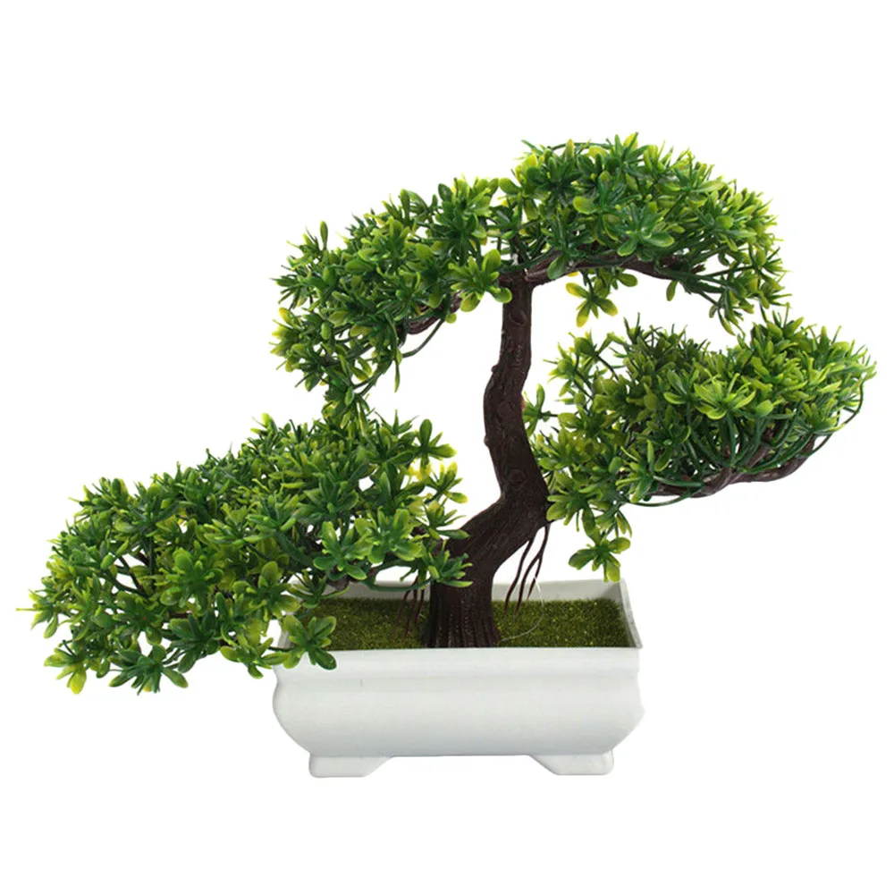 

An Welcoming Pine Plant Plastic Bonsai Home Living Room Study Home Small Ornaments