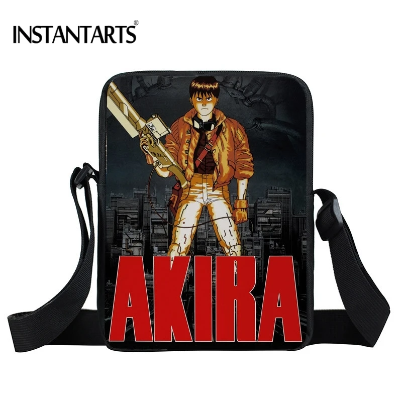 

INSTANTARTS Japanese Anime AKIRA Shotaro Kaneda Messenger Bag Men Women Shoulder Bag Brand Designer Female Mini Crossbody Bags