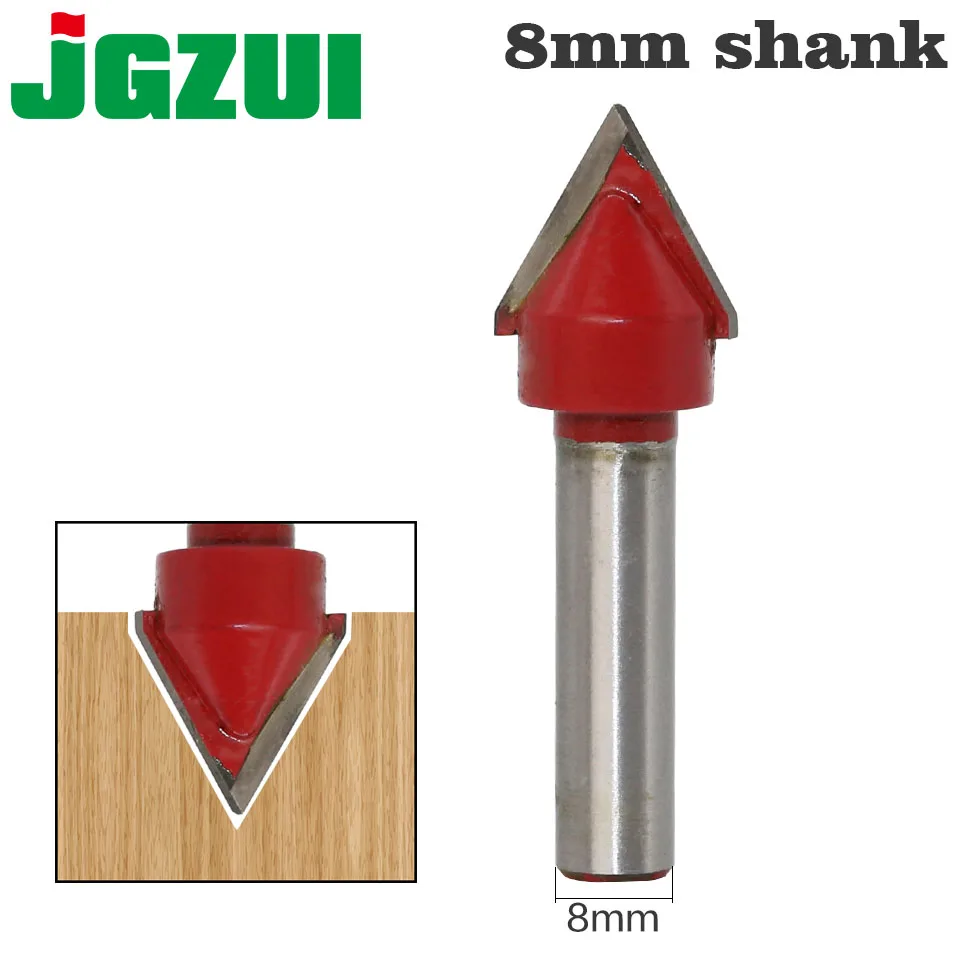 Концевая фреза для дерева Shank60 8 мм 1 шт.|Фреза| |