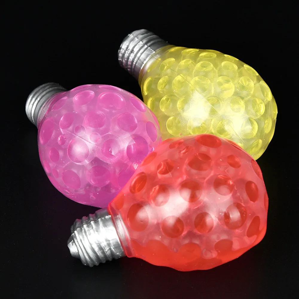 Губчатая лампа мяч игрушка Сжимаемый стресс Squishy игрушки шар для снятия стресса для удовольствия 4,5