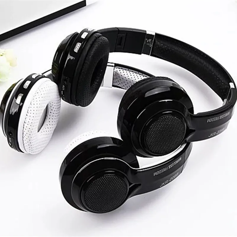 JKR-208B Wireless Stereo Bluetooth 3.0 + EDR Headband Earphone Headset with LED Lighr Mic MP3 FM Radio 40 mm 40M 250 mAh | Электроника