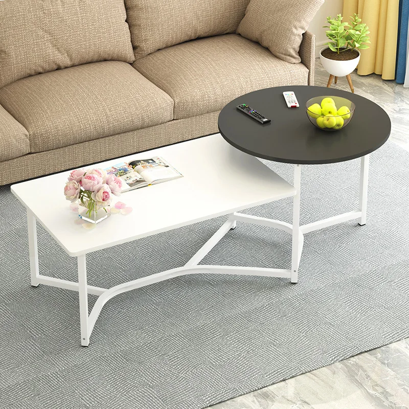 

2 in 1 Living Room Coffee Tables wodden Double layer Simple modern coffee table 120*50*50cm Sturdy reliable Shelf table