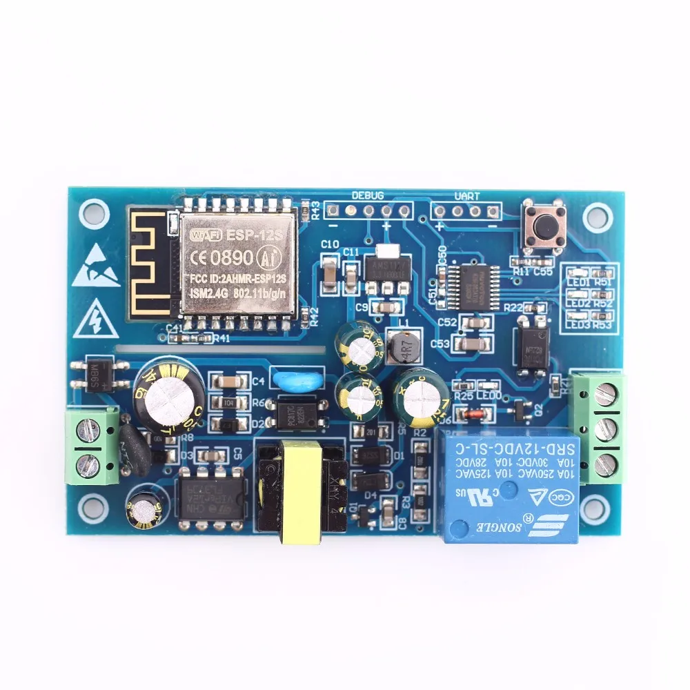 AC 220V ESP8266 WIFI релейный переключатель пульт дистанционного управления Умный дом IOT