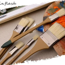 Кисть для краски BS-002 щетина свинья волосы голова масляная краска пропиленовая акриловая краска кисть Специальная художественная кисть AHB015