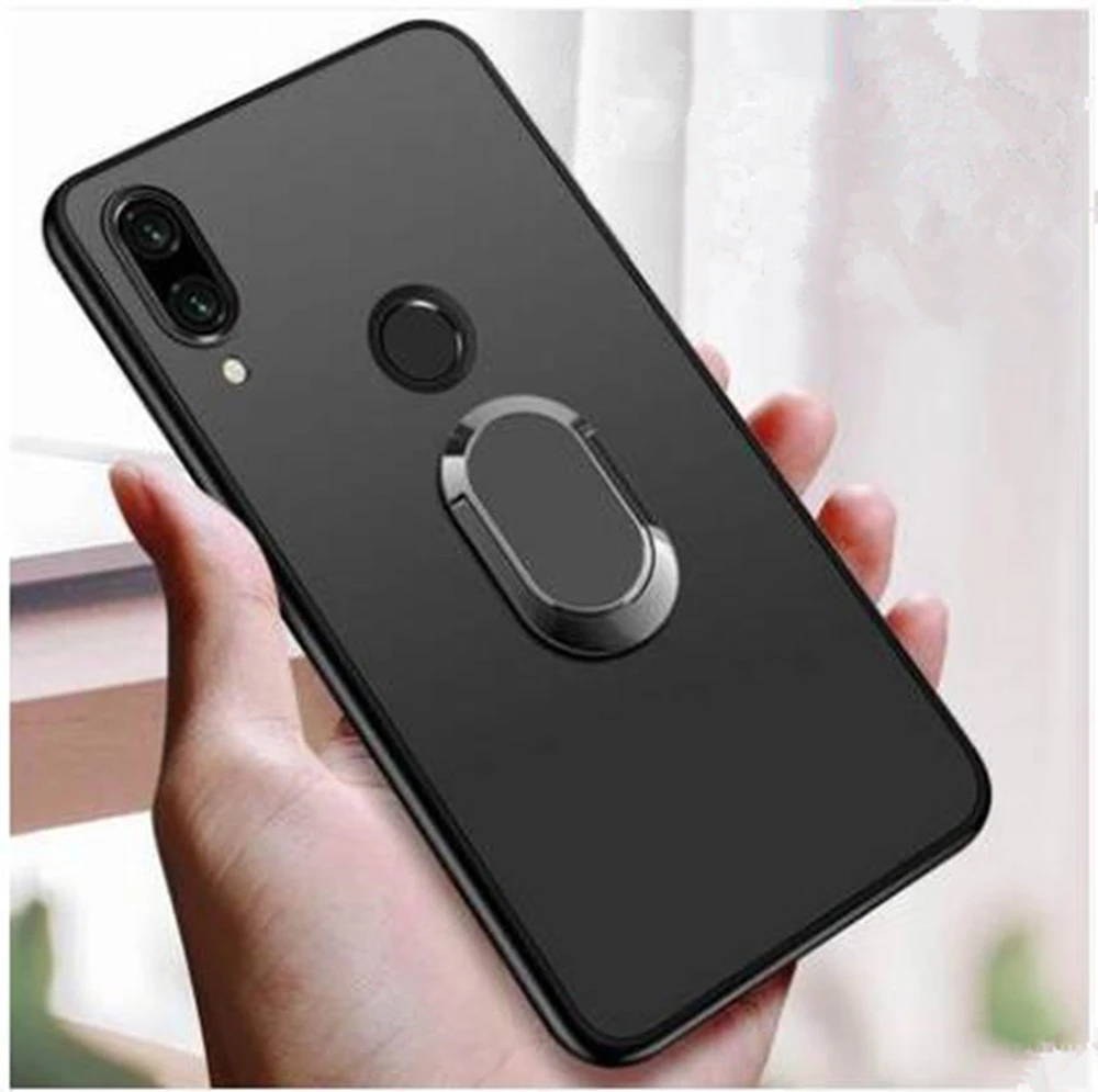 cases for xiaomi blue Case For Xiaomi Mi 9 SE 6X 8 A2 Lite A1 Mi Max 3 Mix 2S 3 Play Pocophone F1 Mi 4C 4i Finger Ring Holder Phone Cover Coque xiaomi leather case color