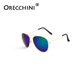 ORECCHINI овальные очки для wo Для мужчин люксовый бренд Очки Солнцезащитные очки металлический каркас линзы gafas-де-сол женщин GM190309F-JTR009