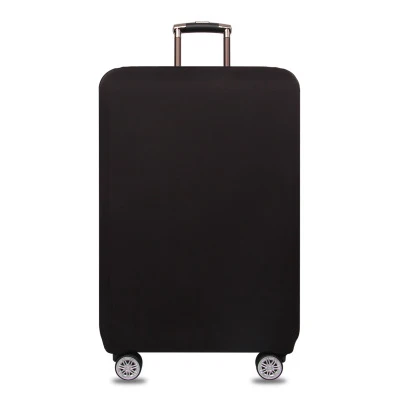 Защитный чехол для чемоданов эластичный плотный дорожный пылезащитный мешок весы для багажа Чехлы аксессуары защитный чехол для чемодана - Цвет: black