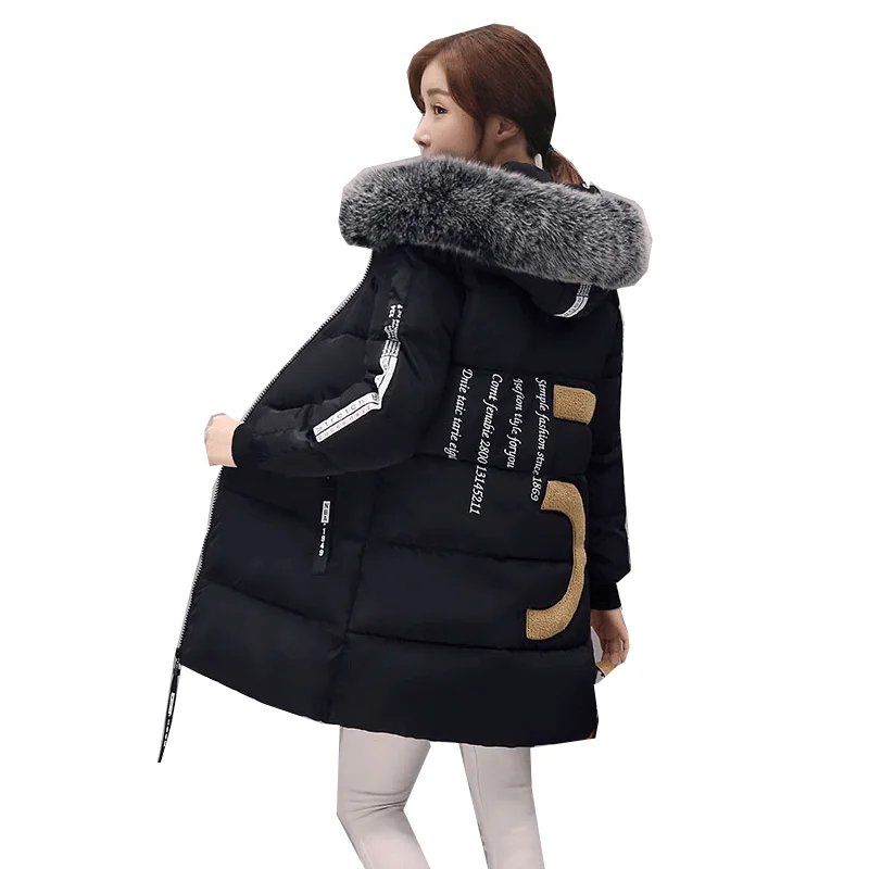 

Children Clothing Girls Cotton Coat 2018 New Winter Clothes Foreign Children's Cotton Jacket Thick Cotton Clothing Long Section