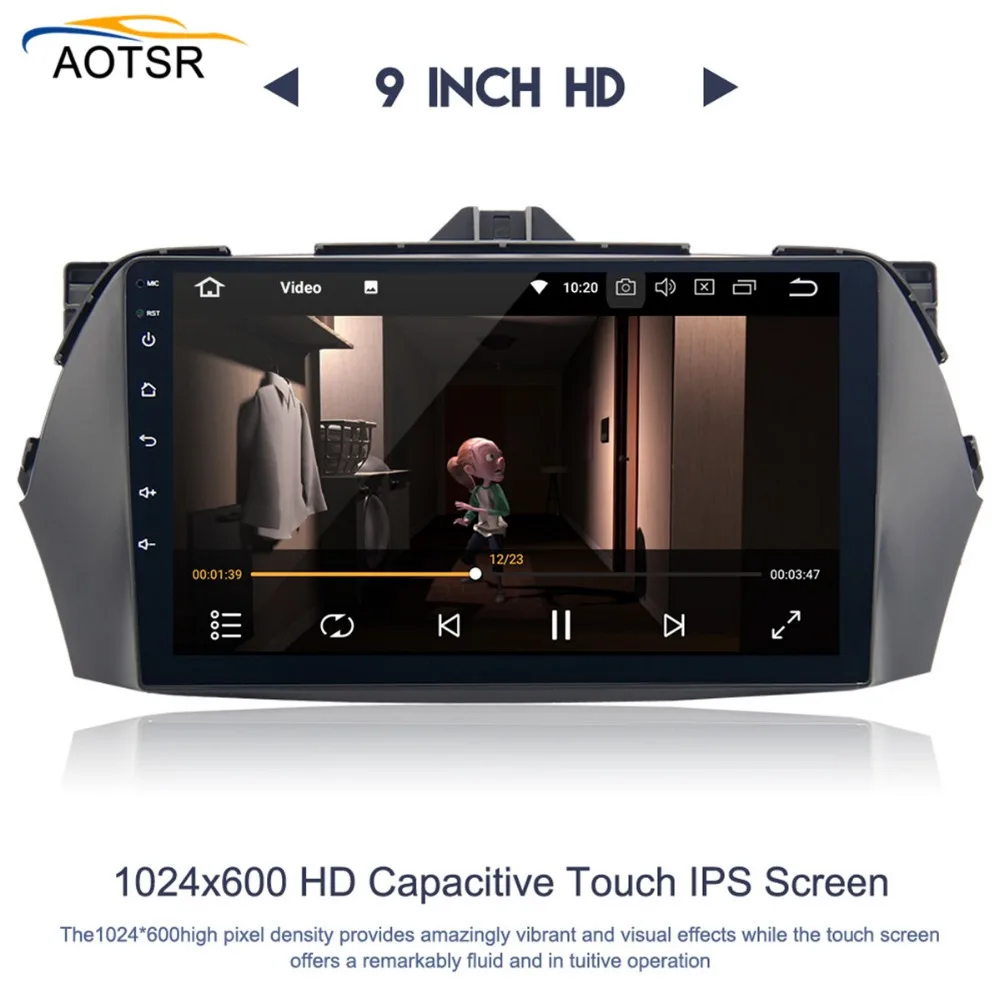 Sale Car radio stereo Android 8.0 for Suzuki Alivio Ciaz 2016 with 9" IPS Touch Screen Steering Wheel Control GPS External Microphone 3