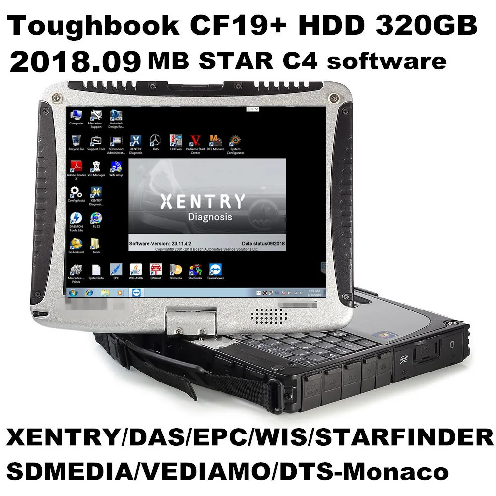 2018.09 4GB Toughbook Panasonic CF 19 CF19 CF 19 laptop with DTS ...