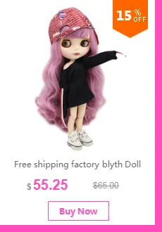 Фабрика blyth кукла 1/6 bjd белая кожа смешанные волосы тела, новое матовое лицо резные губы с бровью, индивидуальные лица BL1049/4006