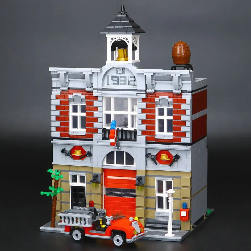 

L Model Compatible with Lego L15004 2313Pcs Fire Brigade Models Building Kits Blocks Toys Hobby Hobbies For Boys Girls