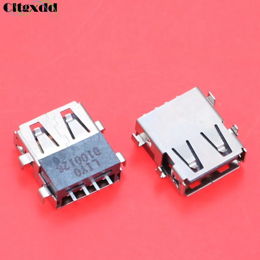 

cltgxdd 1pcs 4 pin USB 2.0 jack female socket connector For notebook ACER E1-571G 571G USB interface of motherboard