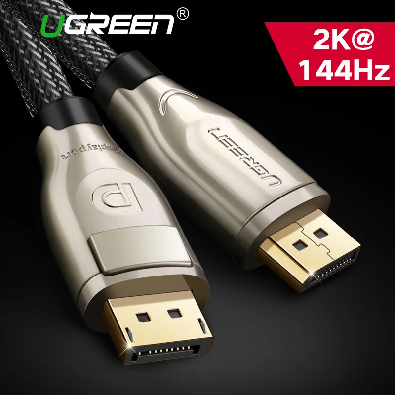 Ugreen DisplayPort Cable 144Hz Display Port Cable 1.2 4K 60Hz For HDTV
