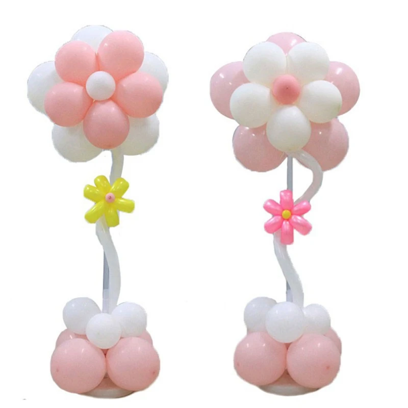 1 шт Цвет случайный пластиковый надувной шар Декоративные колонки базы детских день вечерние свадебные Show поставляет воздушные шары