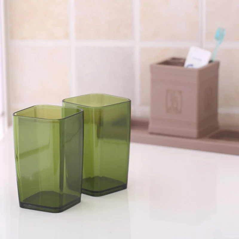 Plastic Tumbler Toothpaste Toothbrush Holder Bathroom Accessories Set 3Pcs/Set Storage Stand Home Supplies Wash Free Shipping