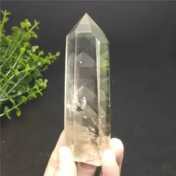 Натуральный Phantom кварц точка призрак кристалл палочка Гималаи прозрачный кристалл точка подарок домашнего декора. Энергия камня