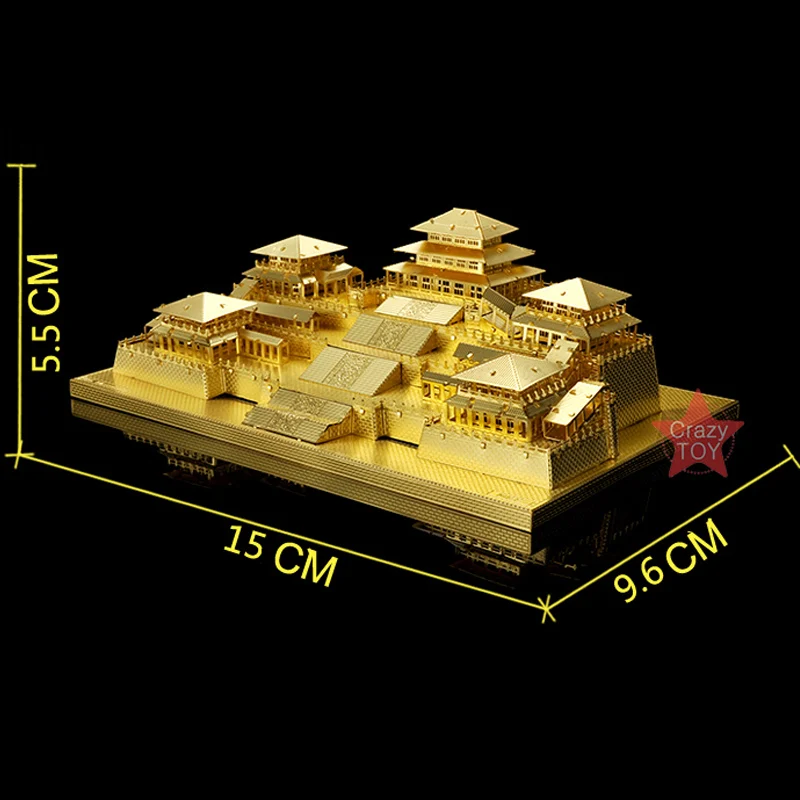 Металлический 3D нано пазл Microworld набор для сборки моделей дворца J033 сделай сам с