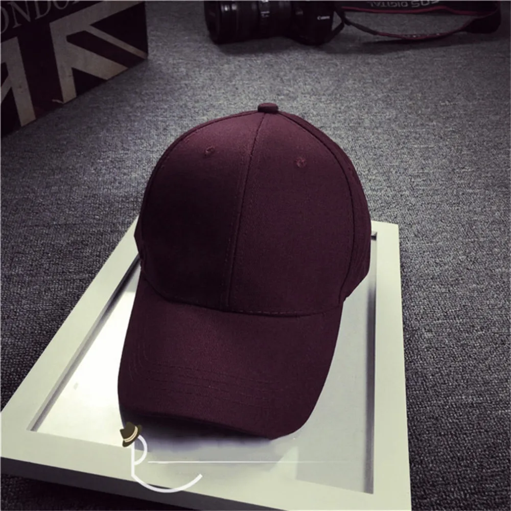 Unisex Men Women Solid Color baseball cap Adjustable Cotton casual hat for Adult Polo Style baseball Caps Snapback gorra new men women red sox cap plain adjustable gaphy baseball cap curved hat solid color leisure baseball caps baseball caps