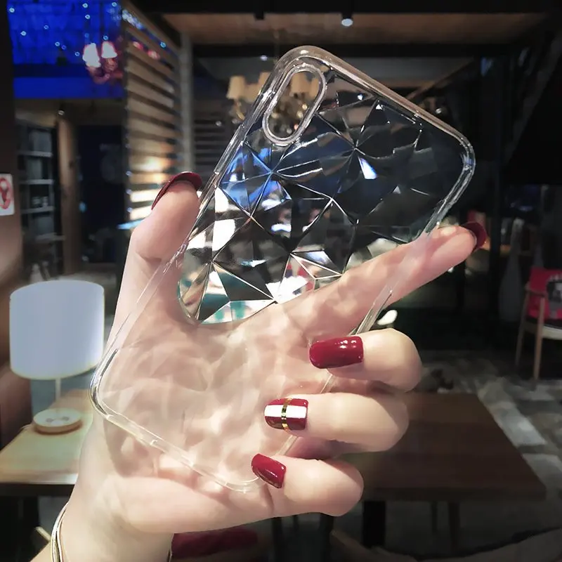 

3D Diamond Phone Case for Samsung Galaxy Note 9 S10 Lite J4 J6 Plus A9 Star J2 Core J3 J7 A7 A8 2018 Luxury TPU Silicone Cover