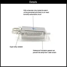 Carro LED Bagageira Luz Capa fit Para Porsche Cayman 987 Boxster 996 997 Carrera