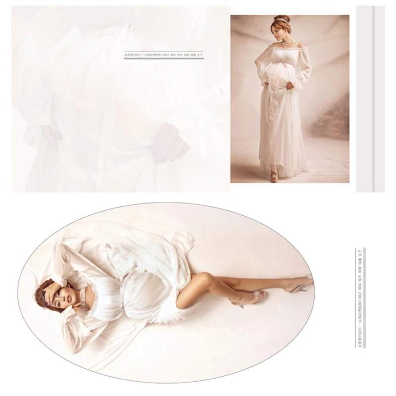 Мода Shoulderless платья для беременных для фотосессии кружева Длинные свадебные пикантные хлопок Беременные платье с Цепочки и ожерелья и