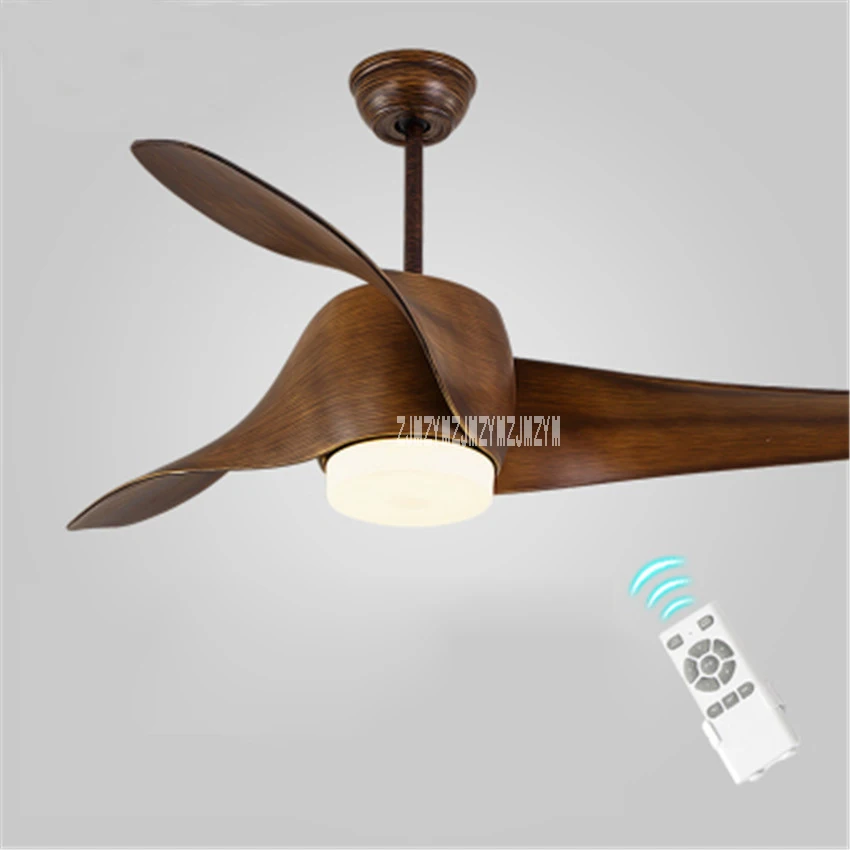 

New 52 Inch Variable Frequency Ceiling Fan Light Modern Fashion European style supply to Living Room 110-240V 15-75W 5 stalls