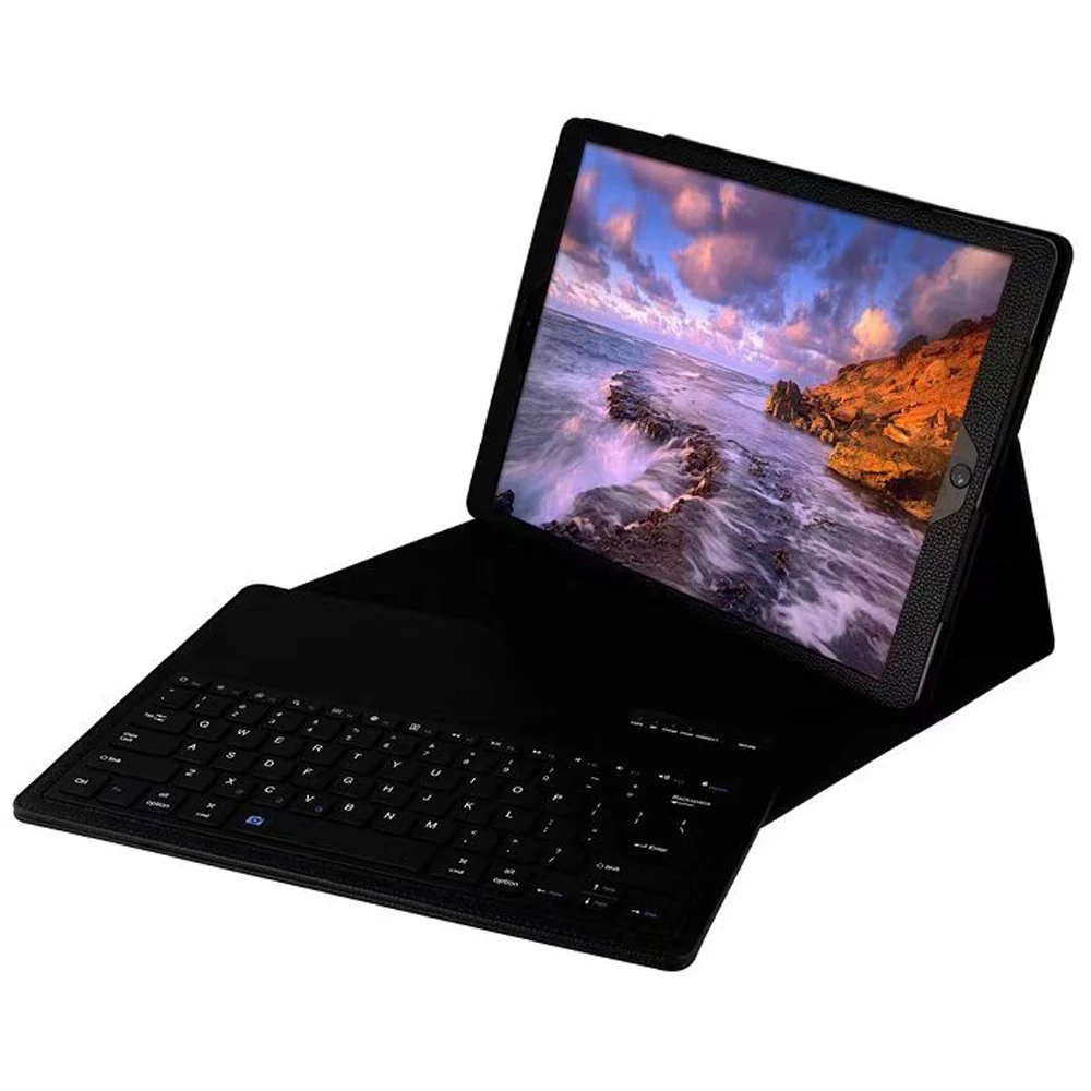 Роскошный Съемный Bluetooth клавиатура Folio Stand кожаный чехол для Apple iPad Pro 12 9 2015 A1584 A1652