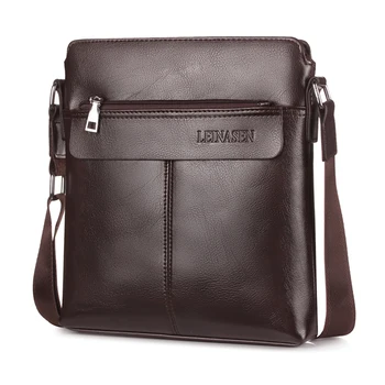 

Men's Fashion Leather Crossbody Bag Messenger Bag Classic Casual Business Flap Small Bag For Men