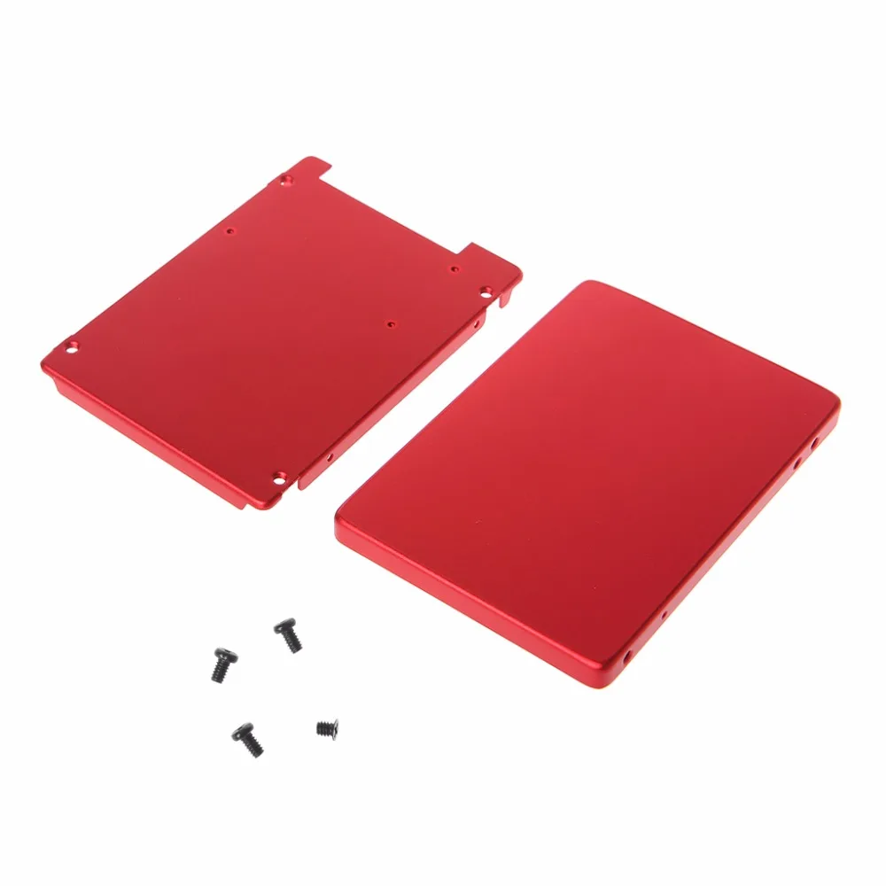 For 631 SSD Solid State Hard Disk Shell Aluminum Metal Cover Case Computer Host Parts Black/Blue/Red C26 For 631 SSD Solid State Hard Disk Shell Aluminum Metal Cover Case Computer Host Parts Black/Blue/Red C26