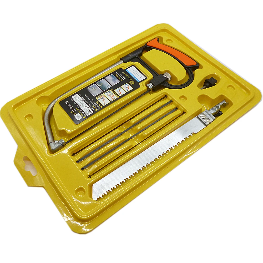 245MM*100MM Mini Woodworking Saw Bow Hand Hacksaw Handle Combination Tools Set