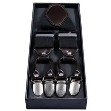 Barry. wang y-образные подтяжки, 6 зажимов, винтажные подтяжки для мужчин и женщин, подтяжки для юбок, брюк, свадебные подтяжки, BD-1005