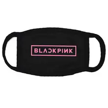 1 шт., унисекс, с буквенным принтом, хлопковая маска на половину лица, для рта, корейская группа, Kpop, дважды, против пыли, респиратор, зимнее покрытие для рта