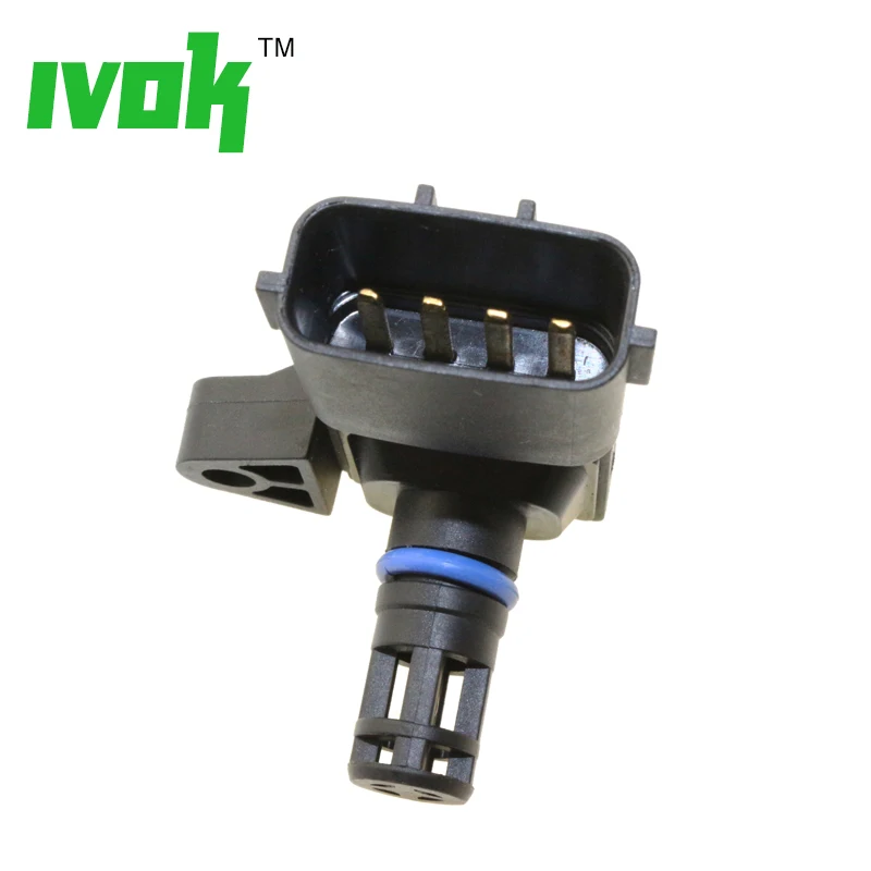 Sensor do Mapa da Pressão de ar da Entrada do Coletor Cumnins do Motor 3.5bar para Dodge 2.8 3.8 5wk96801 4921322 Ram 2500 3500 6.7l Isf 6 Sensor do mapa da pressão de ar
