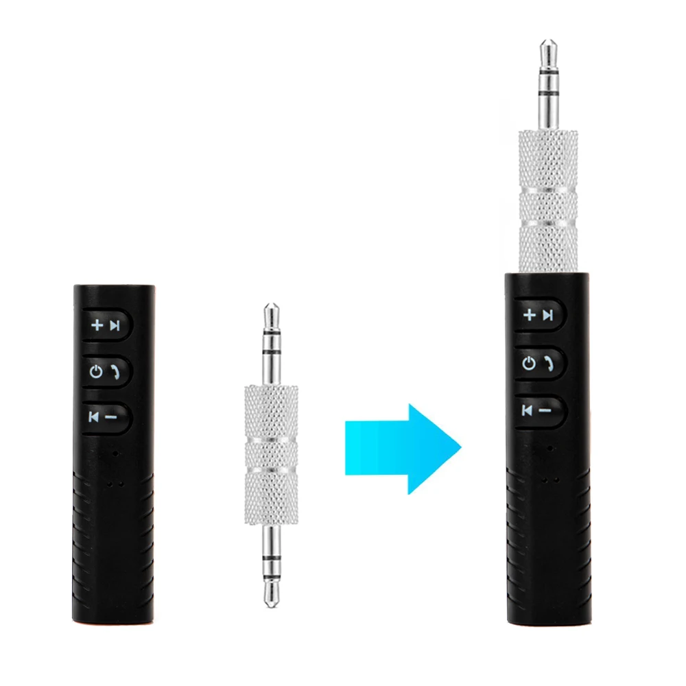 Car Wireless Bluetooth 3.5mm Jack Aux Handsfree Receiver Kit Adapter For Headphone MP3 Music Audio Adapter For Headphone Speaker Car Wireless Bluetooth 3.5mm Jack Aux Handsfree Receiver Kit Adapter For Headphone MP3 Music Audio Adapter For Headphone Speaker
