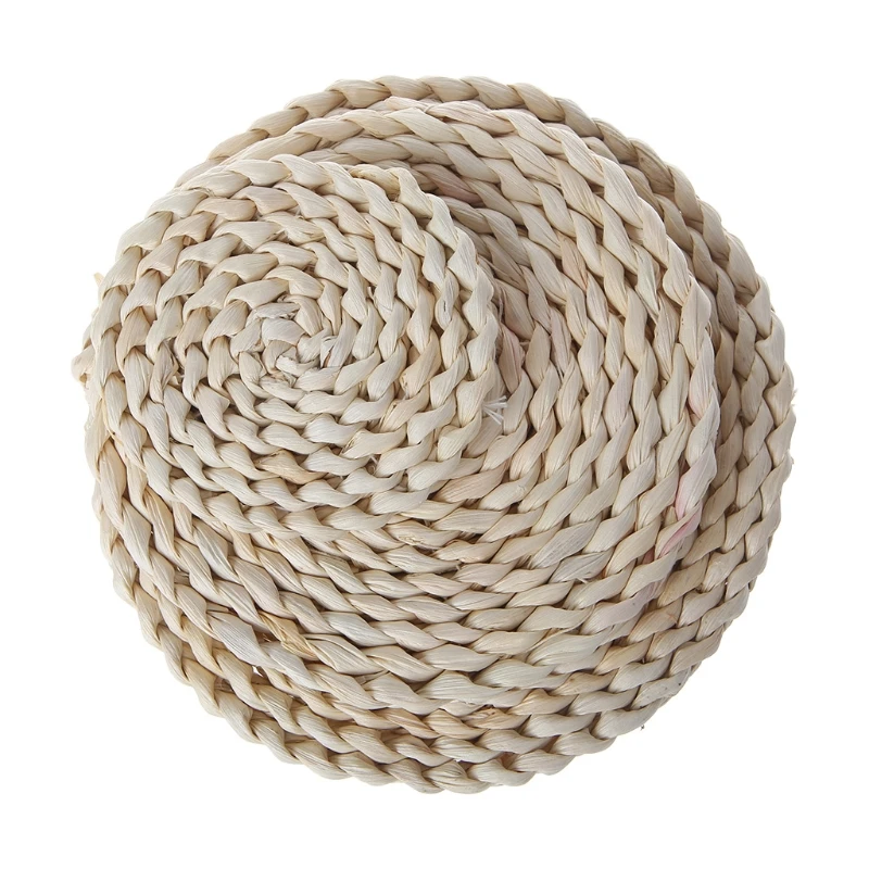 

1PC Japan Style Straw Weave Round Place Mat Pad Placemat Kitchen Cup Tablemat Heat Insulation New Fashion Tools