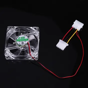 

Neon Light Computer Engine Case Heat Sink Radiator Cooling Fan 80MM DC 12V