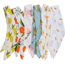 תינוק שמיכות יילוד מוסלין החתלה לעטוף רך תינוק ליקוק בנדנה גיהוק בד צעיף תכליתי ממחטת מגבת מטפחת תינוק דברים(China)