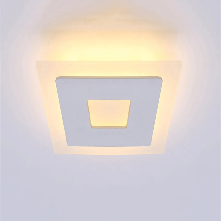  18w LED Ceiling Light Aluminum Acrylic Home Decor Ceiling Lamp Bedroom Living Room Hallway Lighting - 32792057300
