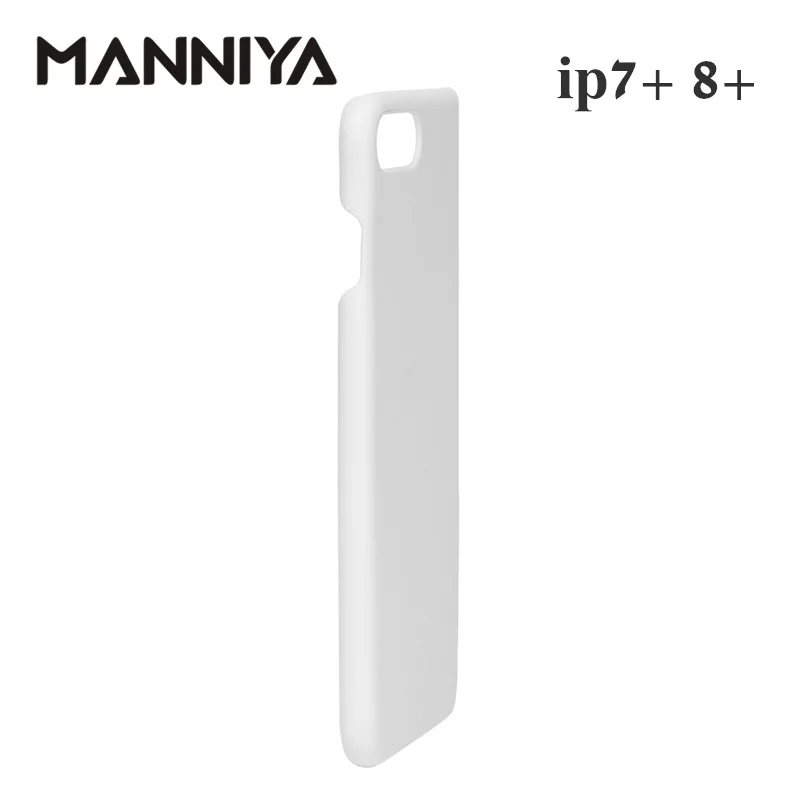 MANNIYA 3D сублимационные белые чехлы для телефонов iphone 7 plus 8 Бесплатная доставка! 100