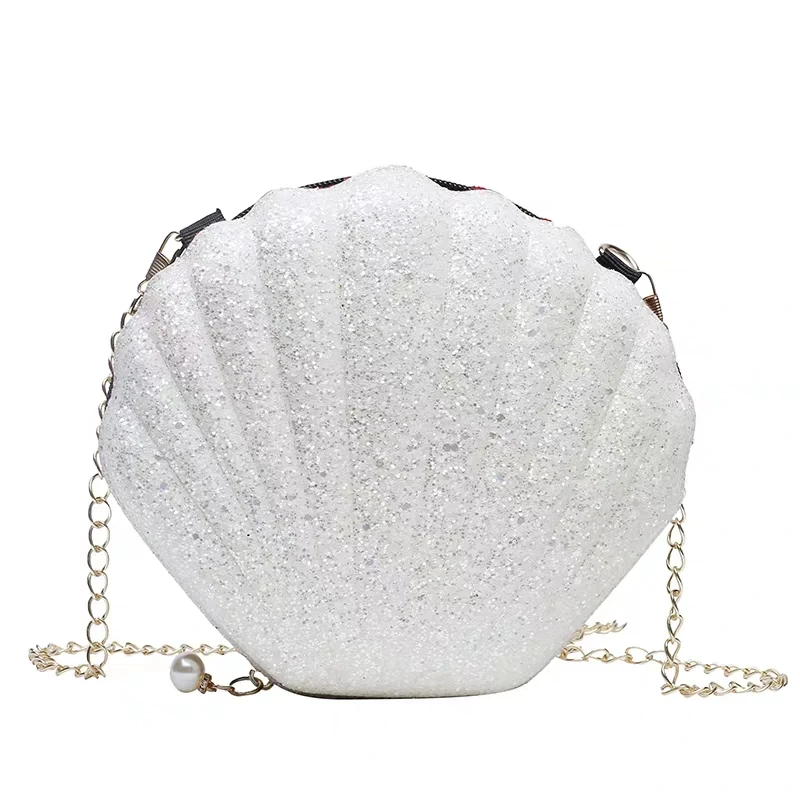 

JUILE Fashion shell womens bag new Females shoulder bag Messenger bag PU leather Crossbody bag ladies phone beach bag handbag