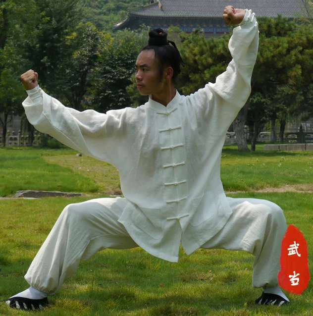 Buy High grade white black Chinese Wudang Taoist Robe