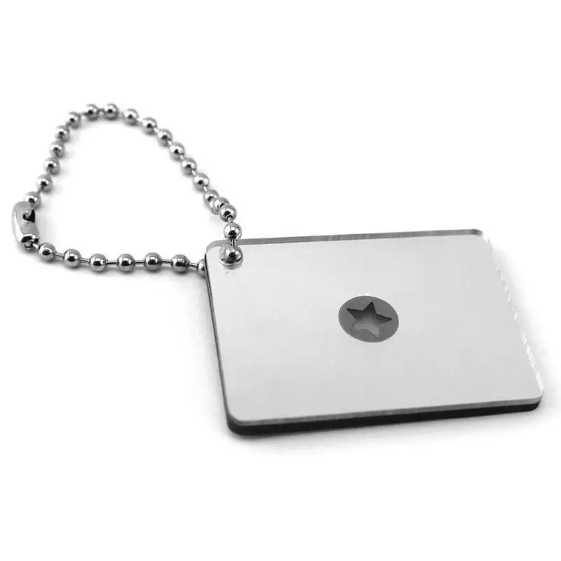 

Outdoor Emergency Signal Mirror Survival Tool Portable EDC Rescue Reflective Mirror Multifunctional With Distance Communicate