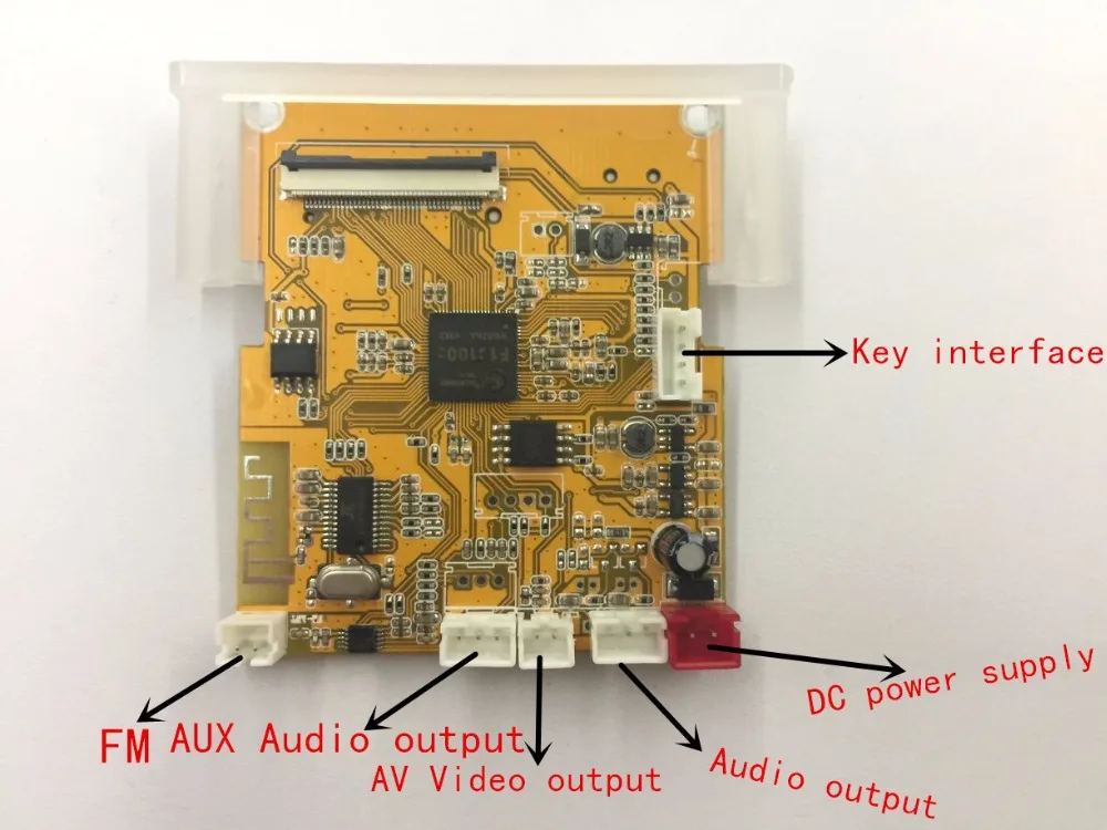 Беспроводной Bluetooth аудио видео декодер ЖК-экран DTS модуль без потерь Bluetooth mp5 HD видео APE/WAV/MP3 декодирующая плата