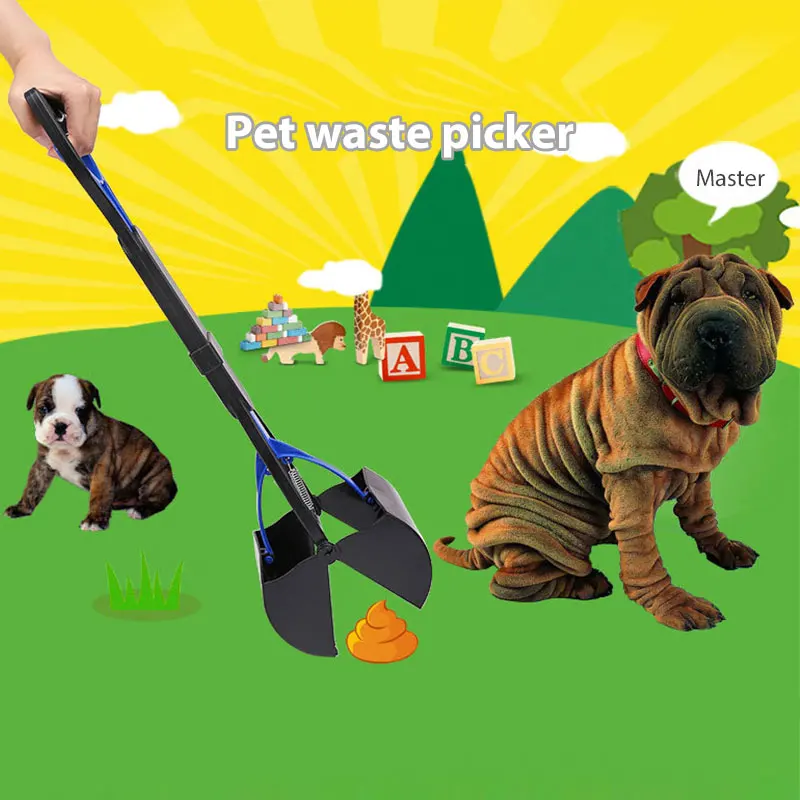 

Blue/Pink Clip Dog Shit Dog Garbage Box Durable Sturdy Dog Necessities Pet Excretion Pet Toilet for Reuse Drop Shipping