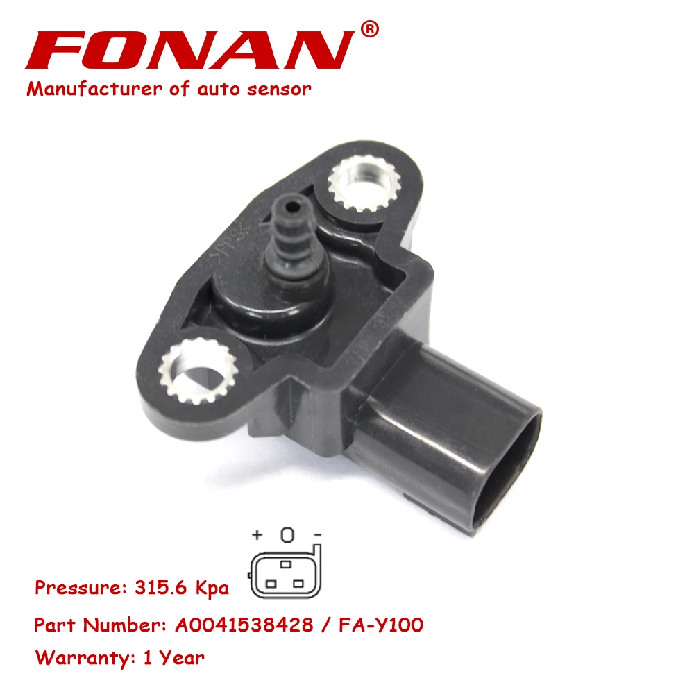 

3BAR 3 BAR MAP Turbo Boost Manifold Absolute Pressure Sensor for MERCEDES BENZ A0041538428 A0061531528 A0061539928 MB 12233209