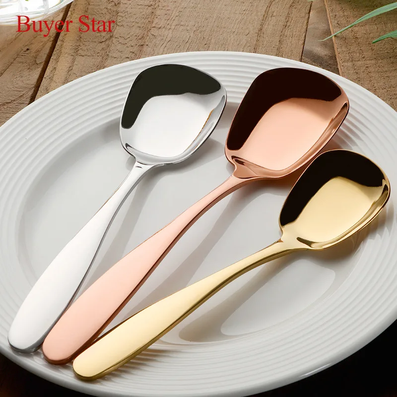 Endurance Stainless Steel Ice Cream Spoons Set of 3 Soup Spoons Table