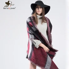 Marte Joven Za font b Tartan b font Color Matching Stole Pashmina for Women Winter